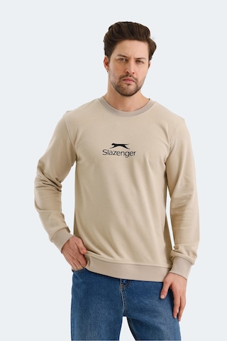 Slazenger Ortwın 2 Li Set Erkek Sweatshırt Beyaz - Yeşil
