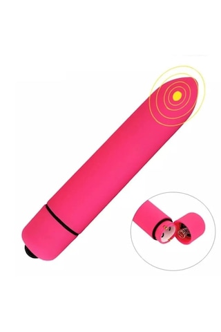 X-sense Pembe Mini Bullet Vibratör 10 Titreşim Fonksiyonlu