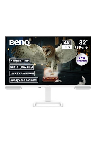 Benq Ew3290u 32'' Ips 4k 3xhdmı Usb-c Usb-a Mm Pivot Hdr 400 Eye Care Kumandalı Monitör