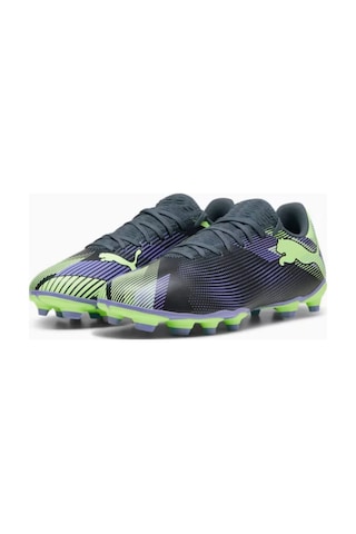 Puma Future Fg/ag Erkek Krampon Geniş Kalıp Dynamic Motion Çim Halı Saha Gri - Yeşil