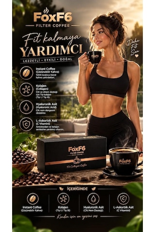 Foxf6 R.fitdetox Fit Collagen Coffee 30 Gün Kullanım Foxf6 R.fitdetox Fit Collagen Coffee 30 Gün Kullanım