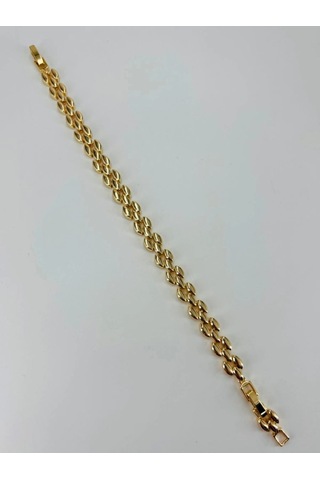 Tedar Renk Pirinç Cm Bileklik 17+2 Cm - Kbl0501 Najmaddin Standart