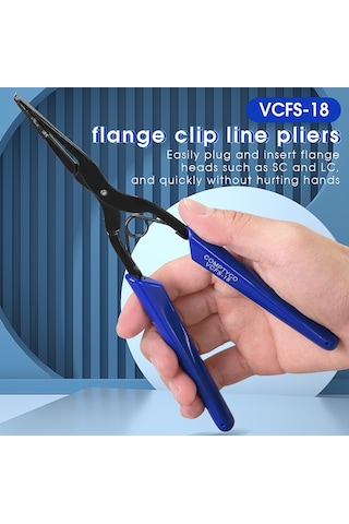 Sones Comptyco Vcfs-18 Sc/lc Fiber Optik Konnektör Fişi Ve Kelepçe Çekme Aletleri Flanş Uzun Nozul Klipsi