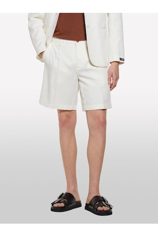 Sisley %100 Pamuk Yırtmaç Detaylı Regular Fit Bermuda Şort Erkek Krem Şort - 325p4gj0s9018 Ekru