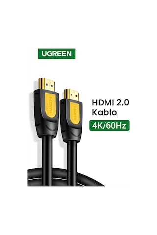 Ugreen 4k Hdmı Kablo, 1.5 Metre, Siyah, 10128