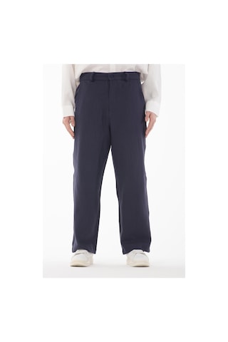 Rocqerx R-4415 Kemer Detaylı Keten Baggy Pantolon Lacivert