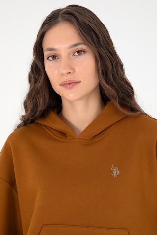 U.S. Polo Assn. Kadın Coconut Kapüşonlu Sweatshirt 50296798-VR153