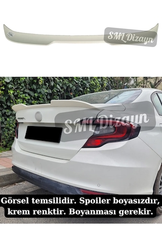 Fiat Egea Spoiler Egea Bagaj Üstü Yarasa Spoiler-spoyler-spoylır