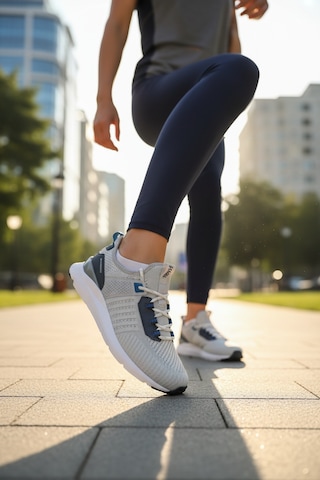 Enoch Erkek Spor Ayakkabı Koşu Ve Yürüyüş Sneaker Yan Destekli Ve Örme Performans Modeli Gri