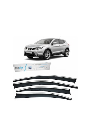 Sunplex Nissan Qashqai 2015-2021 Krom Cam Rüzgarlığı 4 Parça Sunplex Nissan Qashqai 2015-2021 Krom Cam Rüzgarlığı 4 Parça
