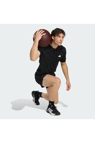 Adidas Workout Essentials Base Erkek Polo T-shirt Ka3563 Siyah