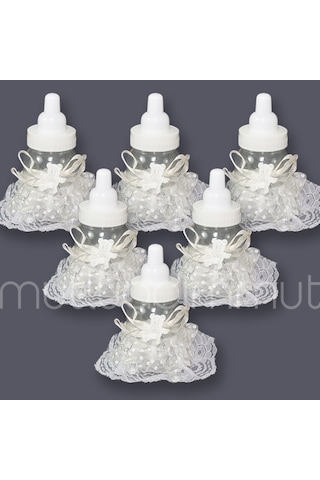 Mutluadim 12 Adet Emzikli Ayıcıklı Fırfırlı Biberon