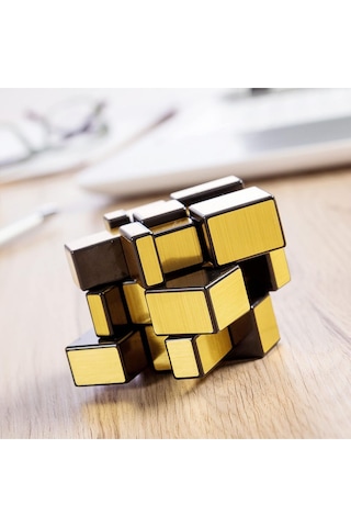 Moyu 3x3 Mirror Küp Altın Aynalı Parlak Zeka Küpü Akıl Küpü Küp