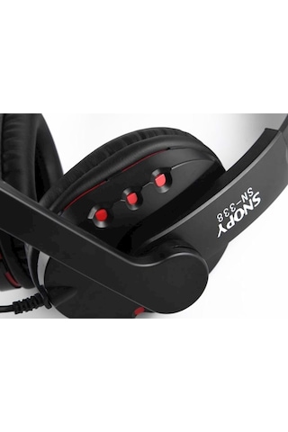 Snopy SN-338 Mikrofonlu Kulak Üstü Oyuncu Kulaklığı