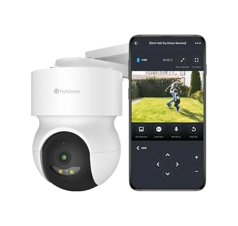 Omni Volt Dış Ortam Wi-fi Akıllı Kamera, Renkli Gece Görüşü, 360 Derece Görüntüleme, İnsan Algılama, Çift Yönlü Sesli Görüşme, Siren