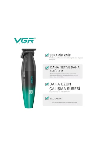 Vgr V-906 DLC T-Blade 9000 Rpm Tıraş Makinesi