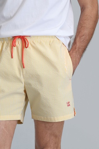 Lufian Erkek Strıped Deniz Şortu 111220087 Sarı