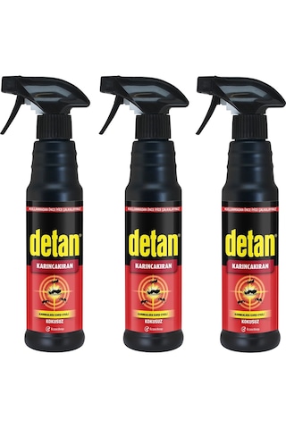 Detan Karınca Kıran İlacı Kokusuz Sprey 325 Ml X 3 Adet