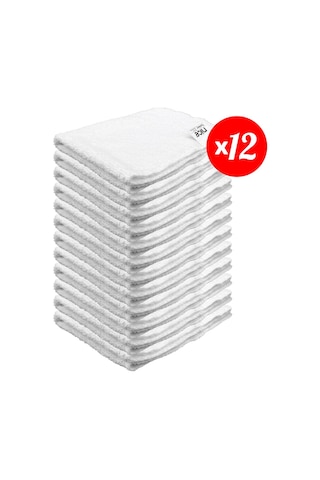 Nice Polti-karcher Buharlı Temizleyici Uyumlu Büyük Düz Havlu Bez Seti 12'li Niceset B Plus