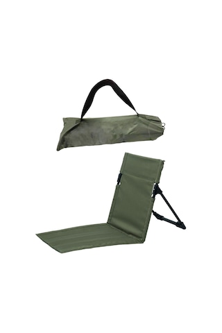 Dolıty Sırt Destekli Kat Sandalye Plaj Katlanmış Koltuk Yeşil Çok Renkli