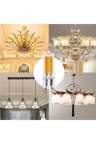 Ct-4255 3w Cob Led Kapsül Ampul G4 Duy 12v Beyaz Işık 6400k Enerji Tasarruflu Mini Led Lamba 1 Adet