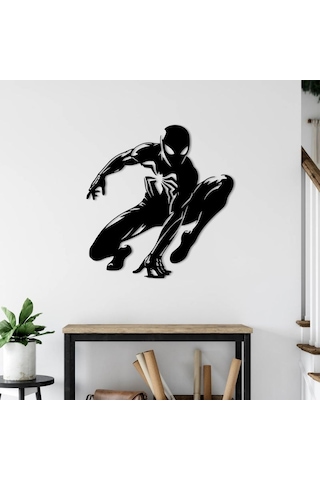 Spider-man Şehrin Muhafızı Metal Duvar Dekoru