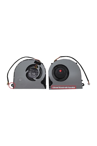 Clevo, Monster, Casper P650re, P670hs Notebook Fanı 3 Pin 12-6-p6508-108 Sol / Fan075
