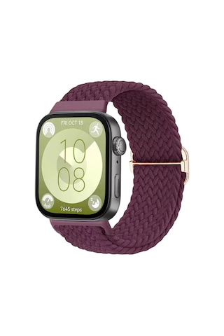 Tedar Huawei Fit 4 Kordon Saat Değildir - Mürdüm Najmaddin