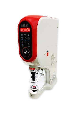 Yarı Otomatik Elektronik Çıt Çıt Kuş Gözü Rivet Çakım Pres Makina