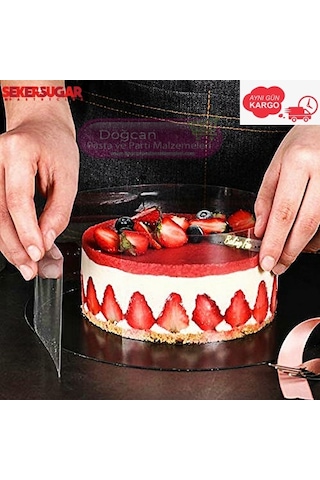 Şeffaf Pasta Yan Dekor Jelatini 15Cm X 25 M