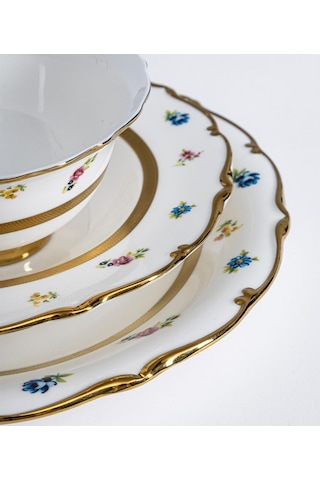 Maxx Doria Majestic Bliss 12 Kişilik 77 Parça Yemek Takımı Pa2095 Beyaz