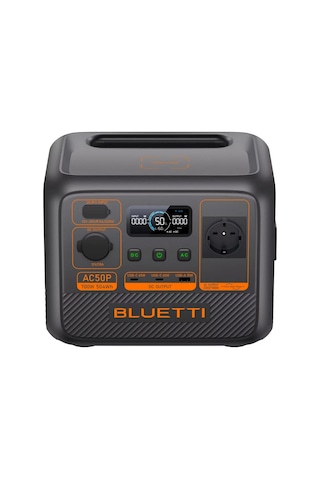 Bluetti Ac50p Ups 504wh Kapasiteli Taşınabilir Güç Kaynağı