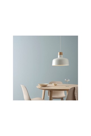 Ikea Bunkeflo Sarkıt Lamba, Beyaz-huş, 36 Cm