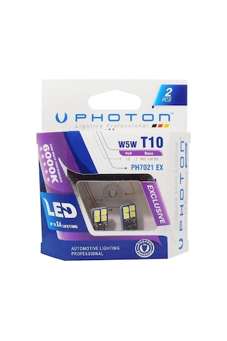 Ampul T10 W5w Canbus Led 2'li Blister Pht Ph7021 Ex B2