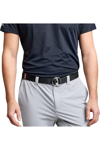 Slam Slam Logo Belt Unisex Siyah Kemer W01 Siyah