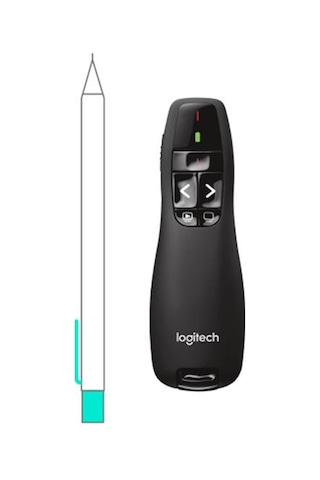 Logitech R400 Kablosuz Lazer Sunum Cihazı Kumandası 42103384