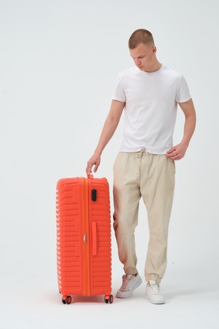 Keo-plus Turuncu Büyük Boy Silikon Kırılmaz Pp Valiz Turuncu