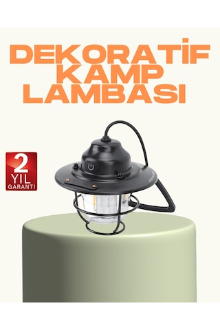 Hafif Taşınabilir Tasarım Kamp Lambası Çok Renkli
