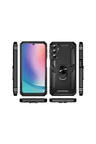 Zore Galaxy Uyumlu A25 Kılıf Vega Kapak - Siyah Siyah