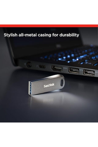Sandisk Sdcz74-128g-g46 128gb Ultra Luxe Usb 3.1 Flash Sürücü, Sp