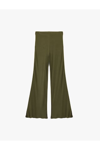 Koton Rahat Kalıp Uzun Geniş Paça Pijama Altı Yeşil 6wlk40243mk Yeşil