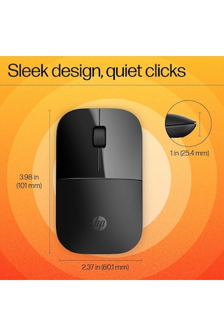 Hp Z3700 Siyah Kablosuz Fare - V0l79aa