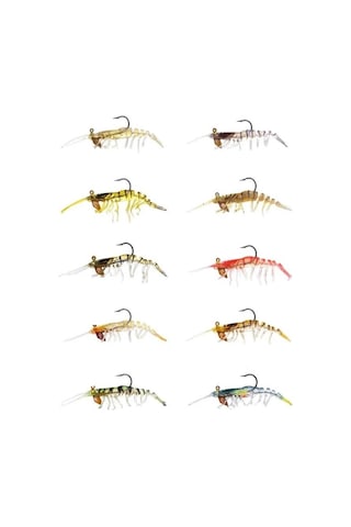 Caretta Sakura Shrimp 7.6 Cm 6.5 Gr Silikon Karides