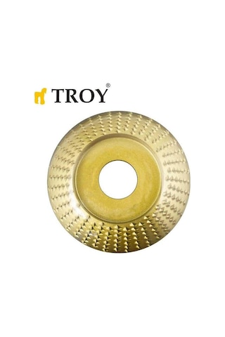 Troy Avuç Taşlama İçin Ahşap Aşındırıcı Törpü Disk 84 mm Yarı Kür
