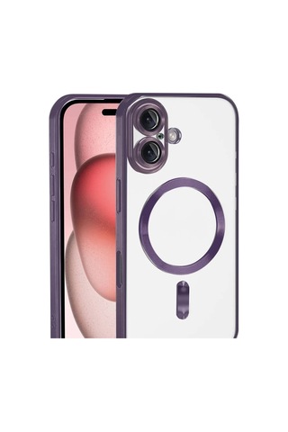 Apple Apple iPhone Uyumlu 17 Kross Magneticsafe Kapak - Mor