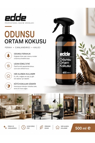 Edde Odunsu Araba Araç Oto Ortam Kokusu Araç Içi Kokuları Oto Parfümü 500 Ml Oto Detailing