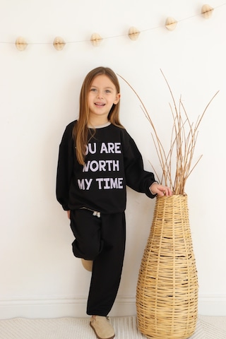 2 Li Takım Baskılı İki İp Siyah