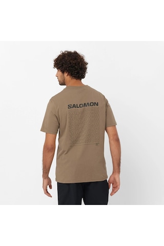 Salomon Graphıc Perf Ss Tee M Shıtake Koşu T-shırt Lc2247200 001