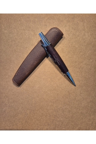 Faber Castell E-motion 1.4mm Parlak Krom/ahşap Kahverengi