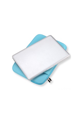 Yuntech01 Mavi 15.6" Ultrabook Dizüstü Bilgisayar Tablet Kılıfı - Antistatik Köpük, Şok Emici, Ön Cep, İnce Ve Hafif MAVİ
